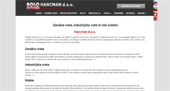 Desktop Screenshot of hancman.si