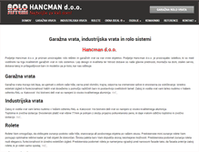 Tablet Screenshot of hancman.si